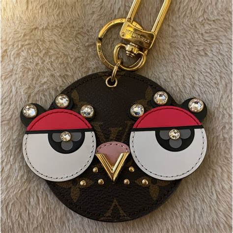 louis vuitton owl keychain